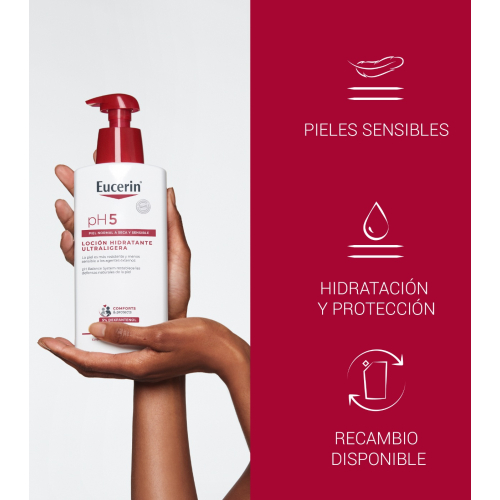 Eucerin - *pH5* - Loción hidratante ultraligera - Piel sensible