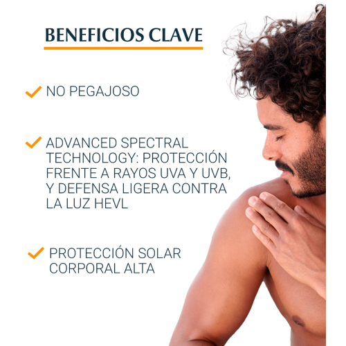 Eucerin - Protector solar corporal transparente en spray Oil Control SPF50+ - Toque seco