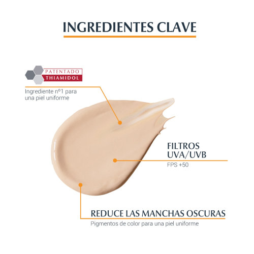 Eucerin - Protector solar fluido con color SPF50+ Pigment Control - Claro