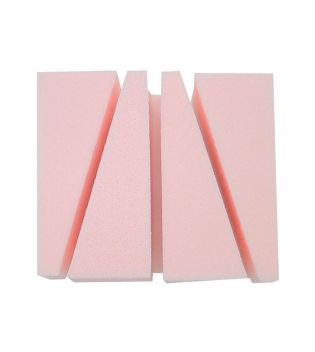 Eurostil - Pollié 4 Esponjas de Maquillaje - Pink