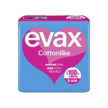 Evax - Compresas normal alas Cottonlike - 16 unidades