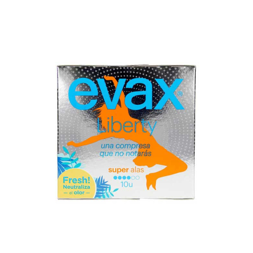 Evax - Compresas super alas Liberty - 10 unidades