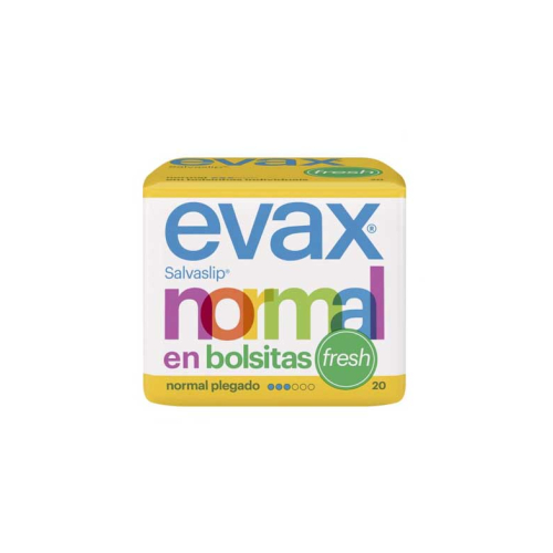 Evax - Salvaslip normal fresh en bolsitas - 20 unidades