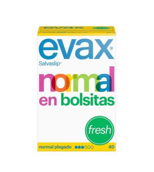 Evax - Salvaslip normal fresh en bolsitas - 40 unidades