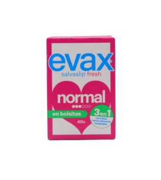 Evax - Salvaslip normal plegado en bolsitas - 40 unidades