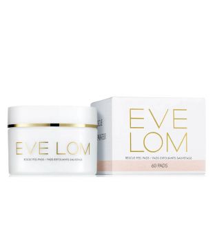Eve Lom - Almohadillas exfoliantes para rostro Rescue Pads - 60 discos