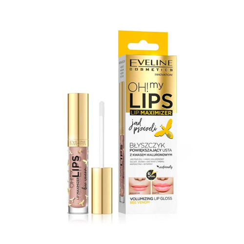 Eveline Cosmetics - Brillo de labios voluminizador Oh! My Lips - Bee venom