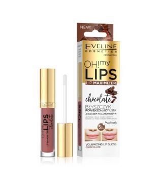 Eveline Cosmetics - Brillo de labios voluminizador Oh! My Lips - Chocolate