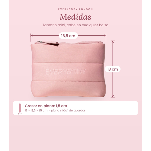 Everybody London - *Beauty to Go* - Mini neceser - Blush&Go!