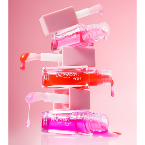 Everybody London - *Fluff Collection* - Aceite labial con péptidos - Pink Rush
