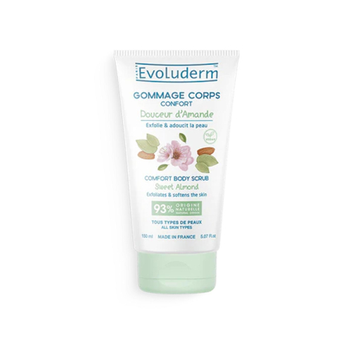 Evoluderm - Exfoliante corporal confort Douceur d'Amande - Pieles sensibles