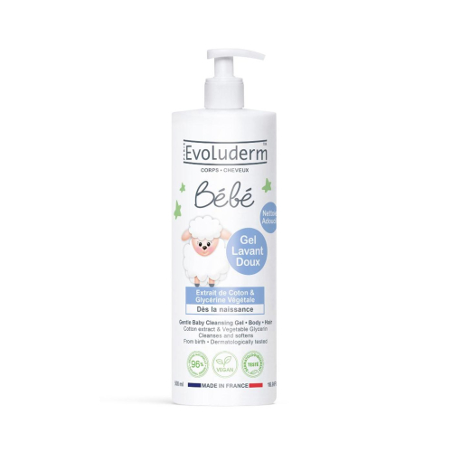 Evoluderm - Gel de baño suave para bebes - 500ml