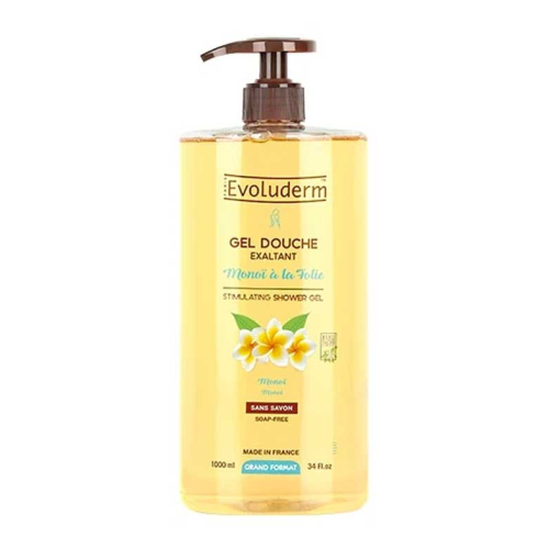 Evoluderm - Gel de ducha estimulante - Monoï a la Folie - 1000ml