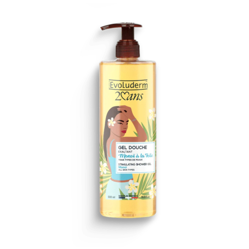 Evoluderm - Gel de ducha estimulante - Monoï a la Folie - 500ml