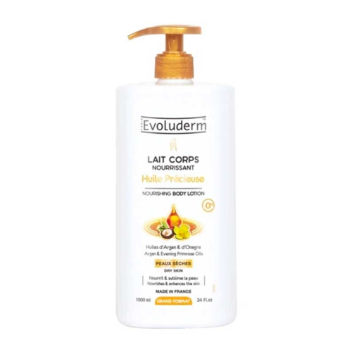 Evoluderm - Leche corporal nutritiva - Huile Précieuse - 1000ml