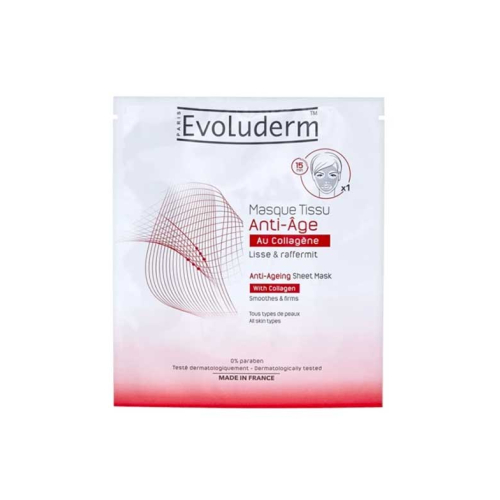 Evoluderm - Mascarilla facial antiedad - Colágeno