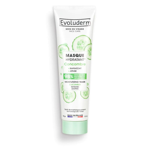 Evoluderm - Mascarilla facial hidratante - Pepino