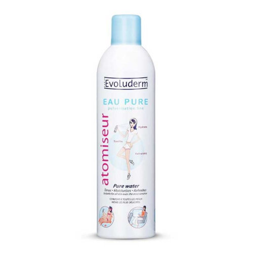Evoluderm - Spray hidratante y refrescante Agua Pura - 400ml