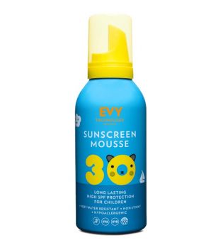 Evy Technology - Protector solar para niños Sunscreen Mousse SPF 30 150ml