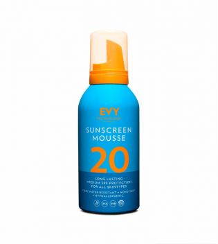 Evy Technology - Protector solar Sunscreen Mousse SPF 20 150ml