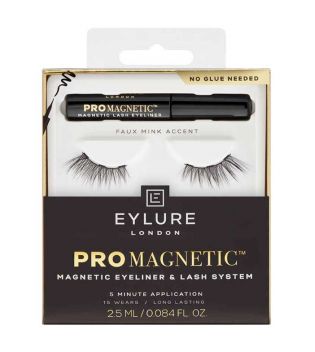 Eylure - Pestañas postizas magnéticas con eyeliner Pro Magnetic - Faux Mink Accent