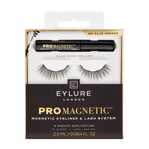 Eylure - Pestañas postizas magnéticas con eyeliner Pro Magnetic - Faux Mink Volume