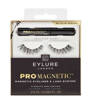Eylure - Pestañas postizas magnéticas con eyeliner Pro Magnetic - Faux Mink Wispy