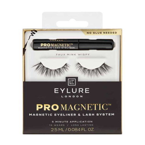 Eylure - Pestañas postizas magnéticas con eyeliner Pro Magnetic - Faux Mink Wispy