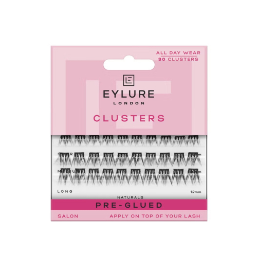 Eylure - Pestañas postizas individuales Clusters Pre-Glued - Long
