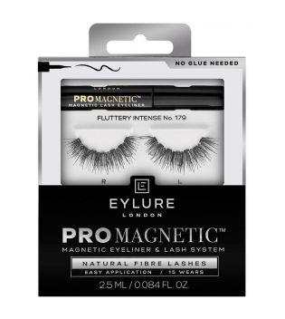 Eylure - Pestañas postizas magnéticas con eyeliner Pro Magnetic - Fluttery Intense 179
