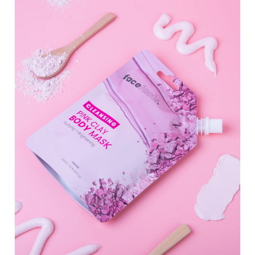 Face Facts - Mascarilla corporal limpiadora - Arcilla rosa