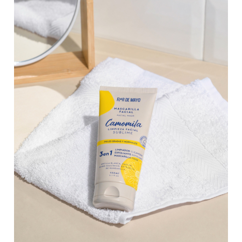Flor de Mayo - Mascarilla facial 3 en 1 Camomila