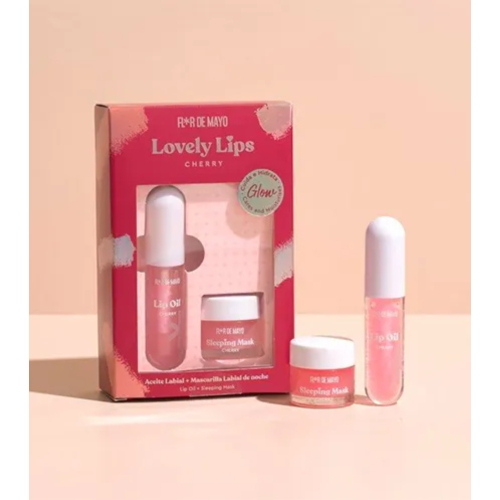 Flor de Mayo - Set de cuidado labial Lovely Lips - Glow Cherry