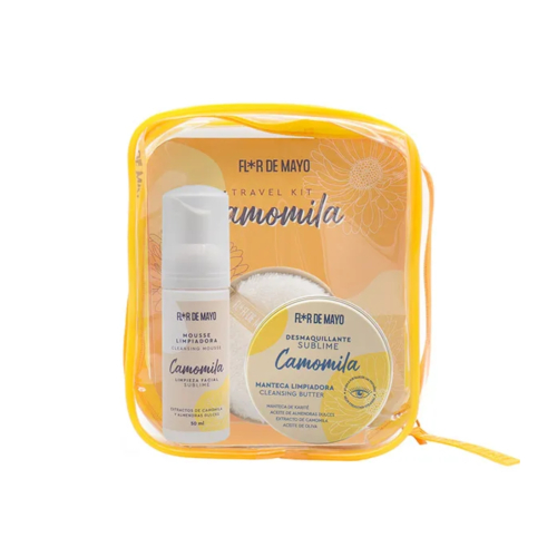Flor de Mayo - Set de limpieza facial Travel Kit Camomila