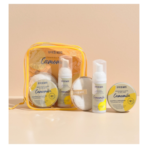 Flor de Mayo - Set de limpieza facial Travel Kit Camomila