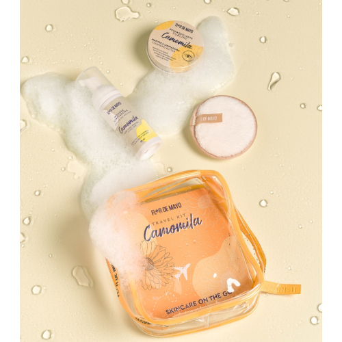 Flor de Mayo - Set de limpieza facial Travel Kit Camomila