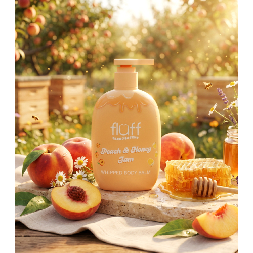 Fluff - *Blend & Scent* - Bálsamo corporal - Peach Honey Jam