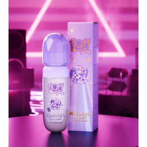 Fluff - *Born to Party* - Brillo de labios con purpurina