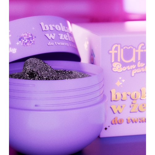 Fluff - *Born to Party* - Gel facial y corporal con purpurina