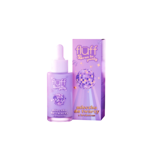 Fluff - *Born to Party* - Leche facial con purpurina