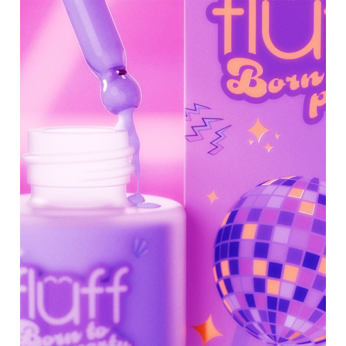 Fluff - *Born to Party* - Leche facial con purpurina