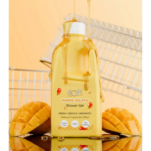 Fluff - Gel de ducha suave - Mango Gelato