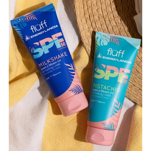 Fluff - Crema de protección solar SPF530 PA +++ - Pistachio