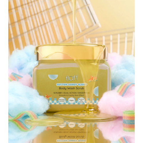 Fluff - Exfoliante corporal - Cotton Candy Cloud