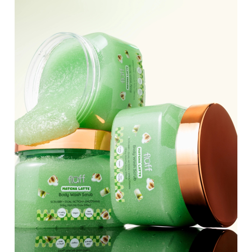 Fluff - Exfoliante corporal - Matcha Latte