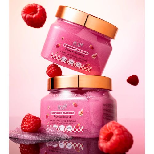 Fluff - Exfoliante corporal - Raspberry Milkshake