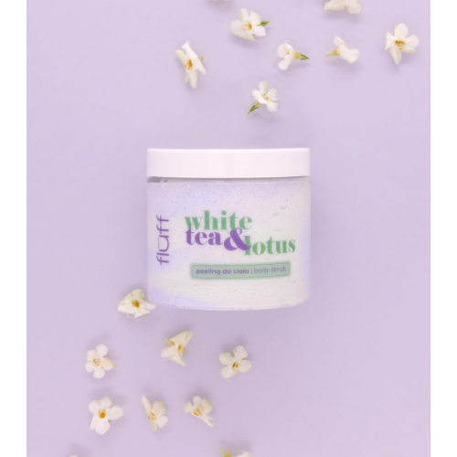 Fluff - Exfoliante corporal - White Tea & Lotosu