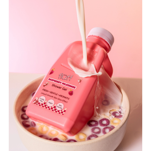 Fluff - Gel de ducha suave - Raspberry Milkshake