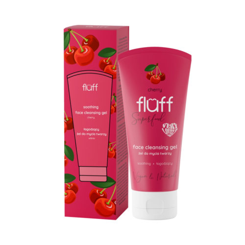 Fluff - Gel limpiador facial calmante - Cereza