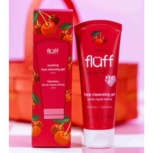 Fluff - Gel limpiador facial calmante - Cereza